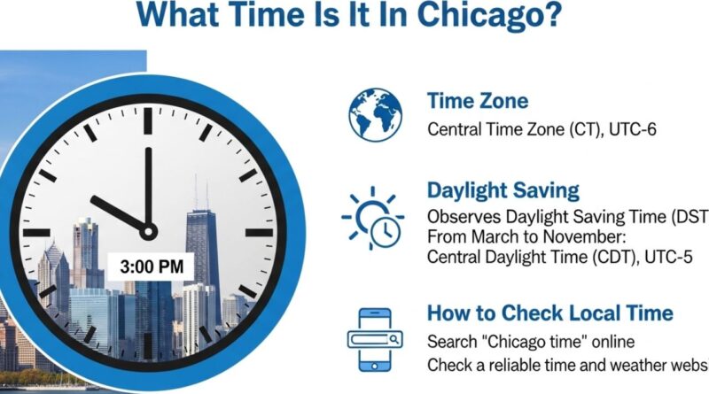 What Time Is It in Chicago: Time Zone, Daylight Saving, and How to ...