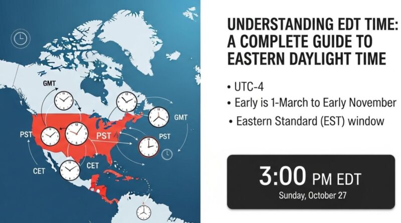 Understanding EDT Time: A Complete Guide to Eastern Daylight Time